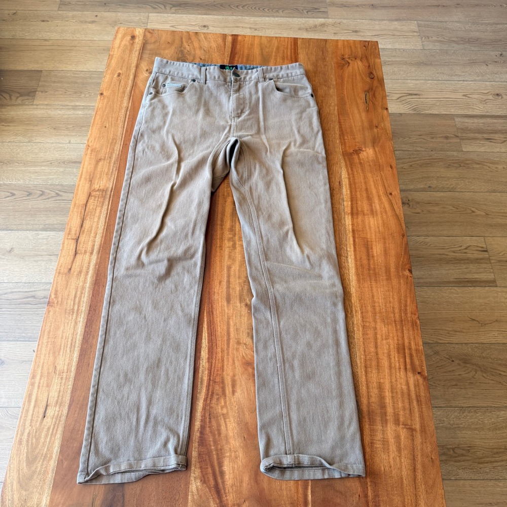 Hippy Tree Men's Brown Cotton Pants Size 33x30